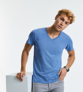 Russell Mens V-Neck HD Tee