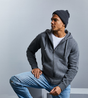 Russell Mens Melange Zip. Hooded Sw.