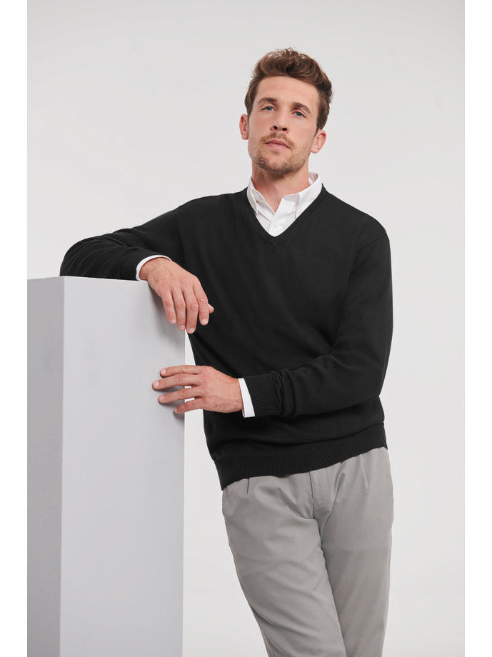Russell Mens V-Neck Pullover